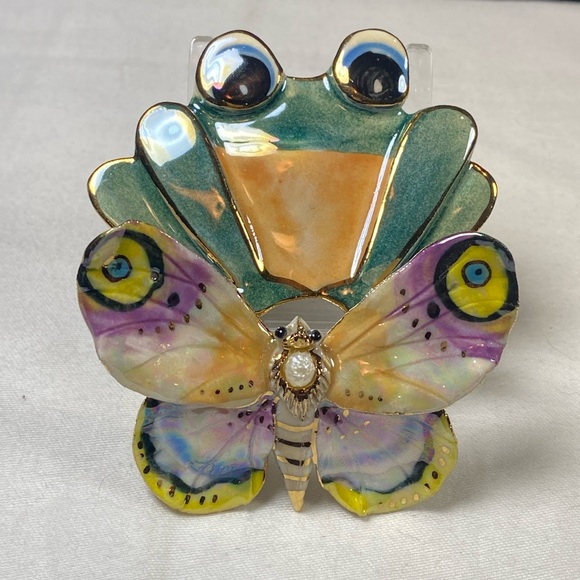 Hand Crafted Jewelry - Two Ceramic Brooches
